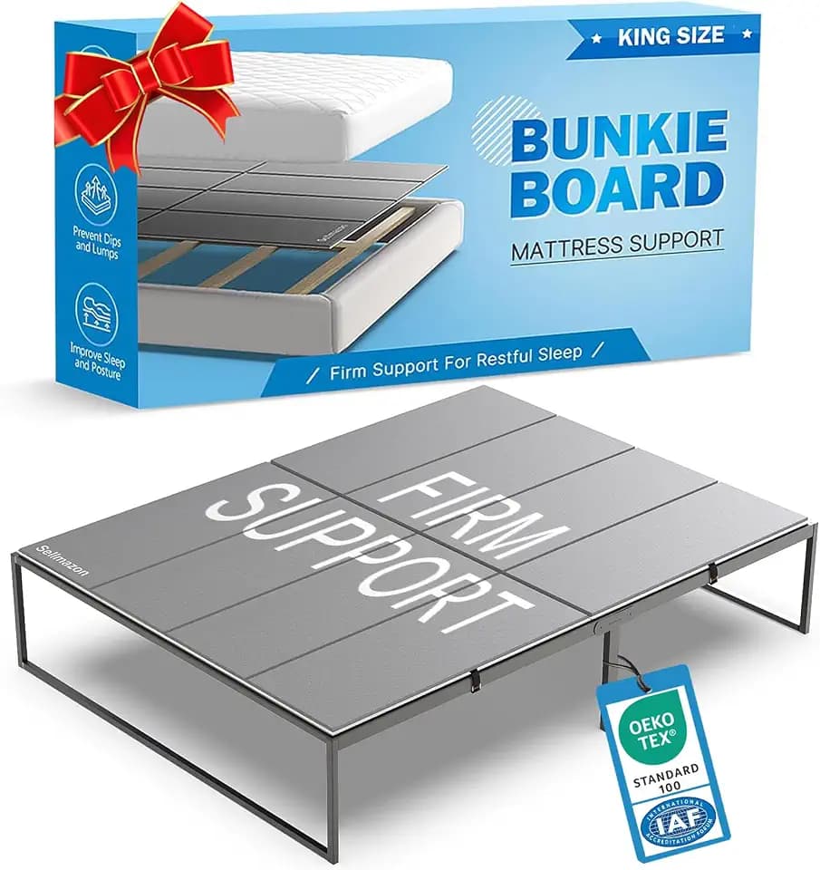 Bunkie Board King Size (76x80''), Heavy Duty Bed Boards for Frame