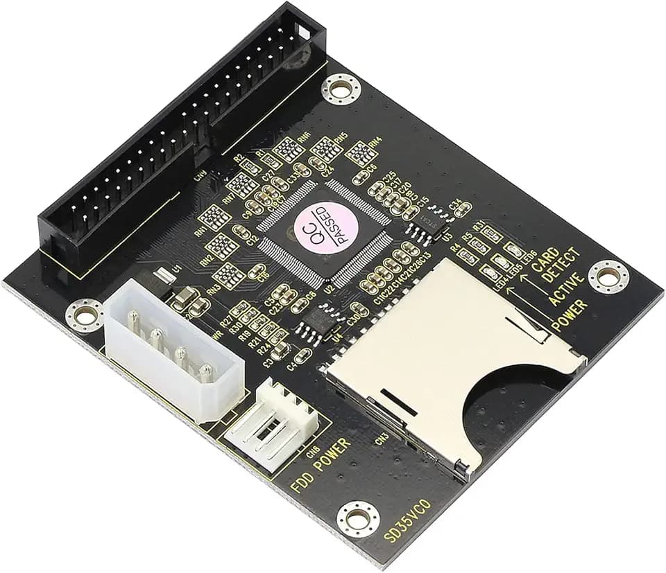 KALEA-INFORMATIQUE 3.5 40-Pin IDE Konverter Adapter zu SD Card SDHC SDXC.