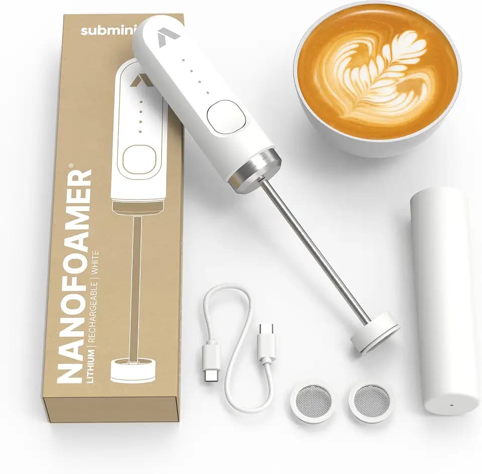 Subminimal NanoFoamer Lithium Milk Frother Rechargeable Handheld Foamer