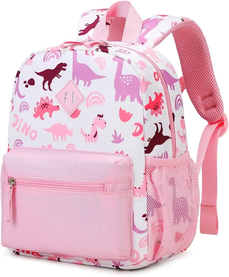 PIG PIG GIRL Toddler Backpack, 12'' Mini Toddler Bookbag for Girls Boys