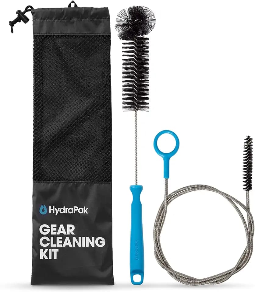 HydraPak Gear Cleaning Kit Bristle and Wire Tube Brush Set