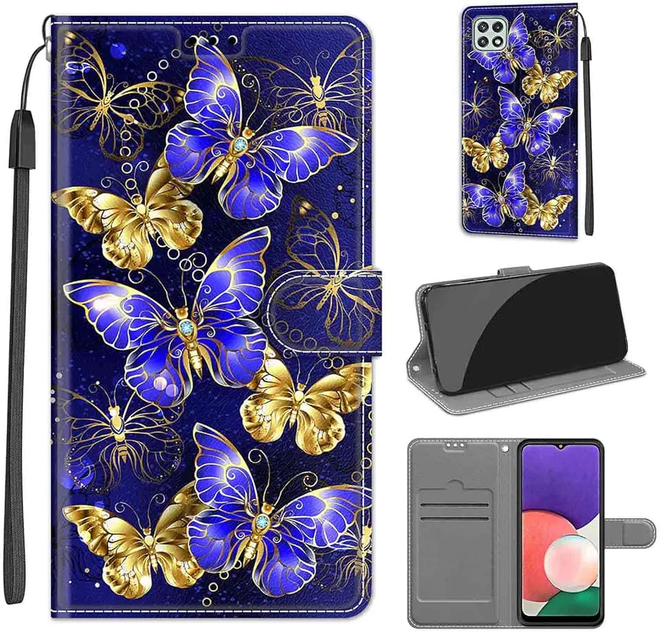 Handyhülle für Samsung Galaxy A22 5G, Schmetterling