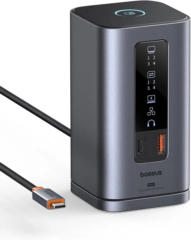 Baseus Docking Station Spacemate Series 11-in-1 3 Monitore