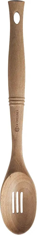 Le Creuset Revolution Slotted Spoon, 12.5" x 2.5", Wood