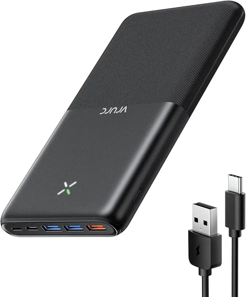 VRURC Power Bank 30000mAh Extra Große Kapazität, 22.5W Schnellladen