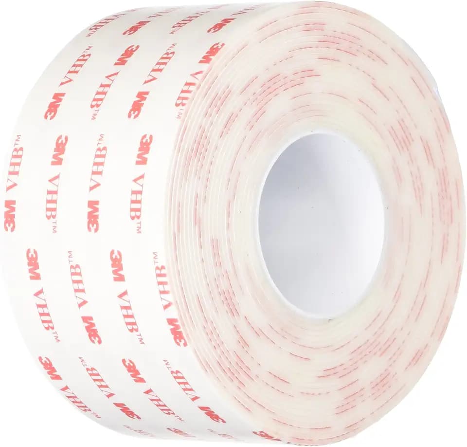 3M VHB Heavy Duty Mounting Tape 4950, 2" x 5 yards, White, Double-Sided, Permanent, High Strength, Long-Term Durability