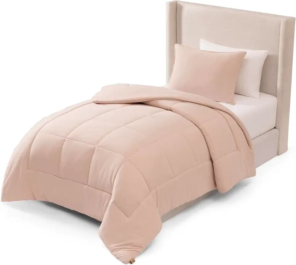 UGG Leonora Twin Comforter Set, Lightweight & Soft, 2-Piece, Pink Quartz