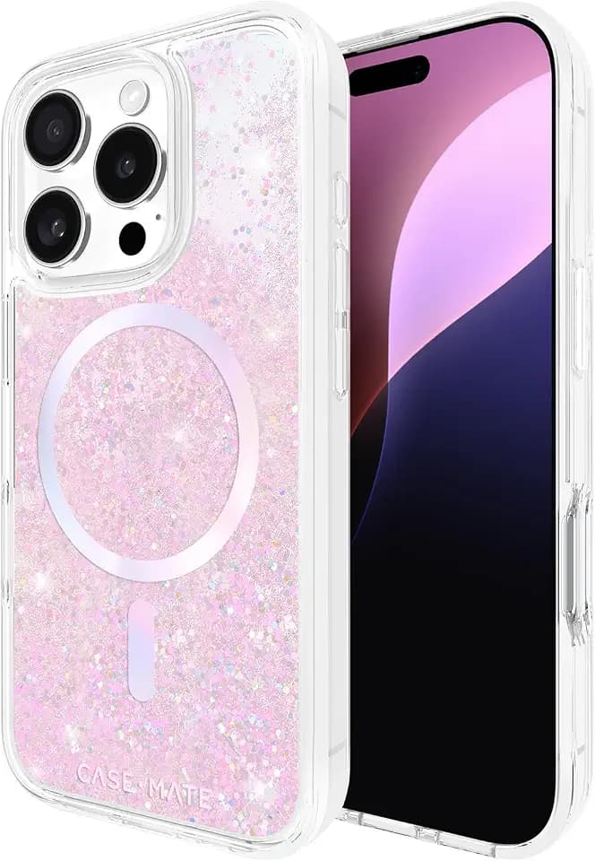 Case-Mate Soap Bubble iPhone 16 Pro Case - Iridescent Waterfall