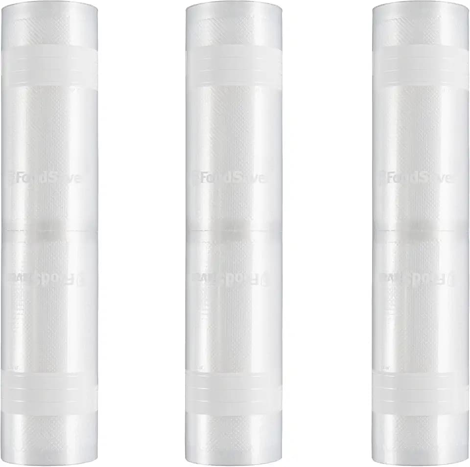 FoodSaver Custom Fit Vacuum Sealer Rolls, Airtight Food Storage and Sous Vide Rolls, BPA-Free, 11 x 16' (Pack of 3)