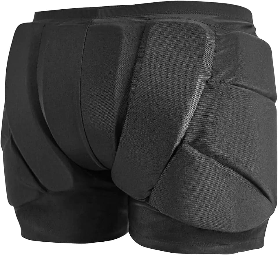 AIDY-PRO Snowboard Padded Shorts Impact Shorts for Snowboarding, Hip and Butt Pads for Skating, Snowboard Butt Pad for Kids Adult