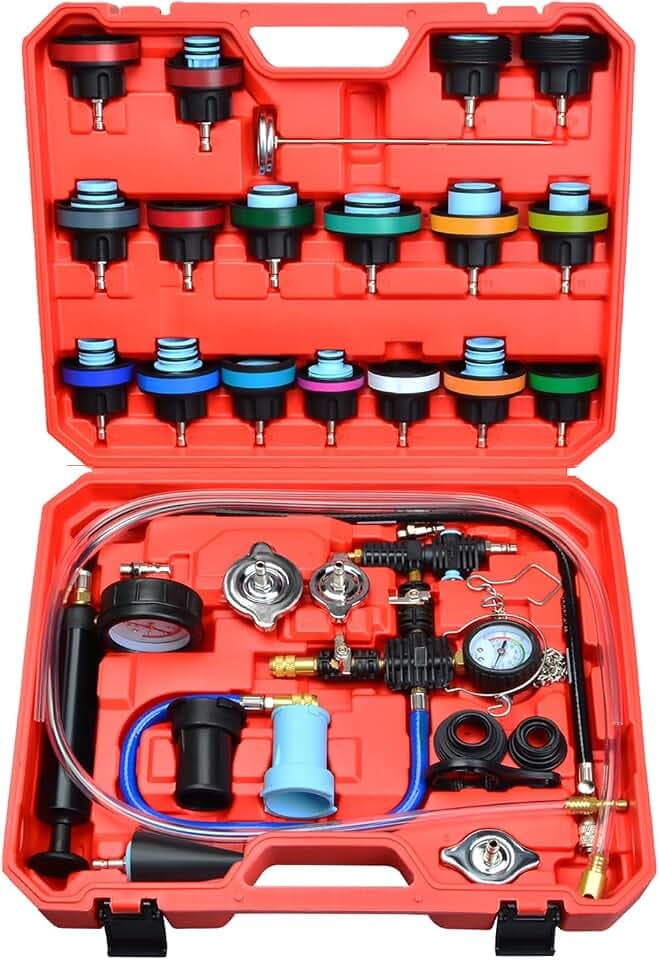 28 TLG Kühlsystemtester Abdrückgerät Kühlerabdrückgerät Kühler Druck Prüfung Abdrückgerät Kühlsystem Tester
