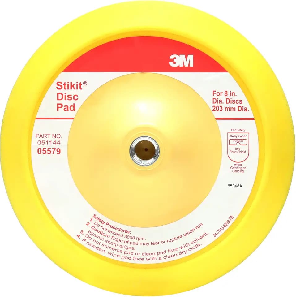 3M Stikit Abrasive Disc Back-up Pad, 05579, 8 in