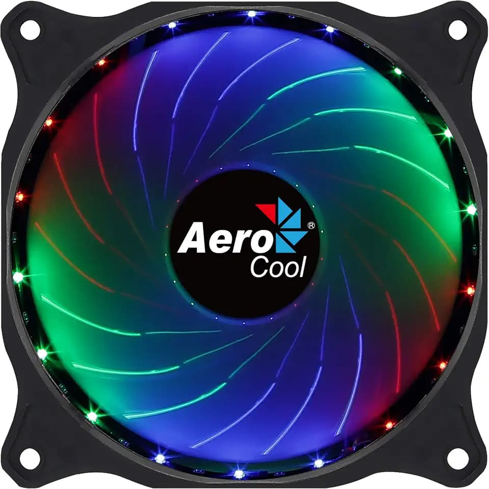 AEROCOOL COSMO12FRGB, lüfter 12 cm Molex Steckerrgb LED Beleuchtung fest [