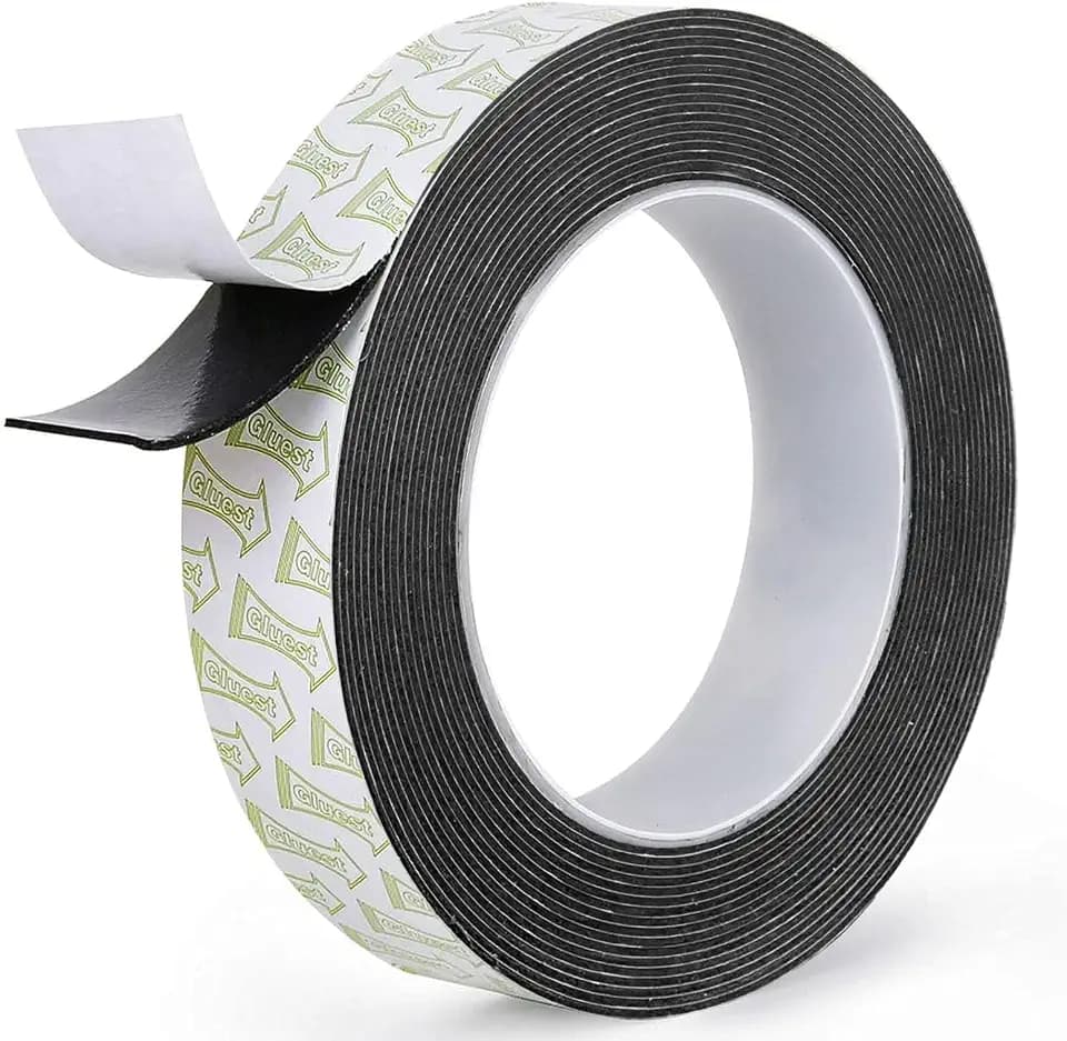 Heavy‑Duty Removable Double‑Sided Foam Mounting Tape, Damage‑Free for Posters, Crafts & Home‑Office Decor, 1IN×16.5FT