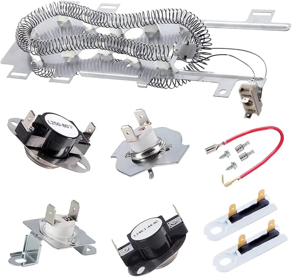 Dryer Heating Element 8544771 with Thermostat & Cut-Off Fuse
