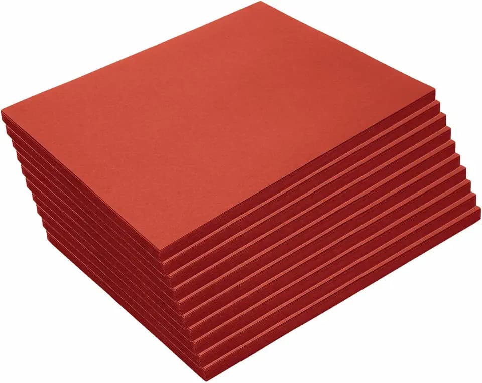 Colorations 9" x 12" Mediumweight Red Construction Paper, 500 Sheets