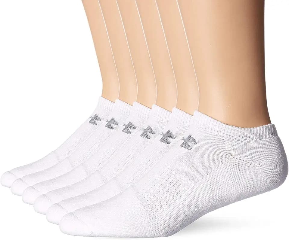 Under Armour unisex-adult Training Cotton No Show Socks, Multipairs