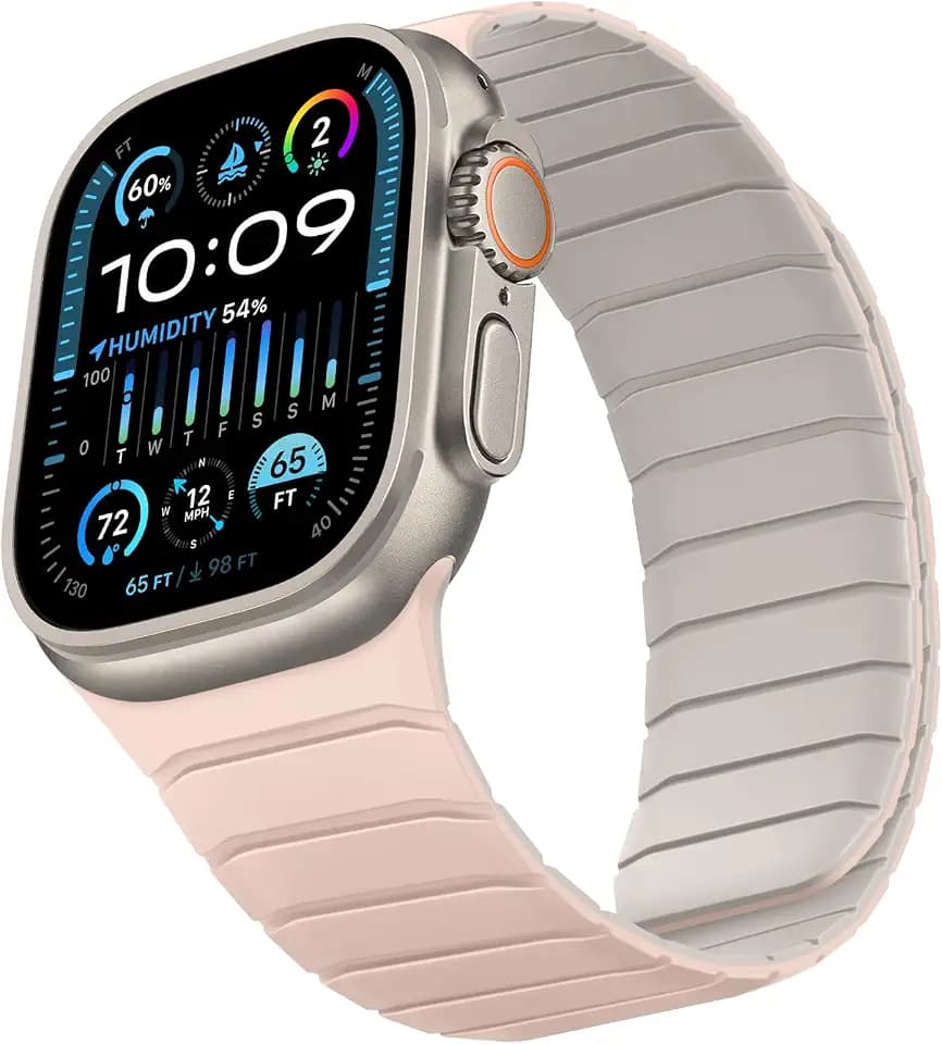 Doppelseitiges Armband Kompatibel mit Apple Watch 49/46/45/44/42mm