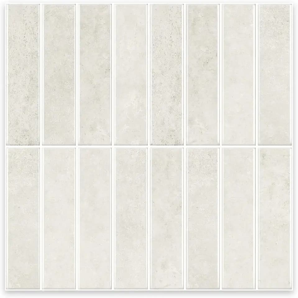 10 Sheets Thicker Design Peel and Stick Backsplash for Kitchen and Bathroom, 11.8"x11.8", Ashy Apricot