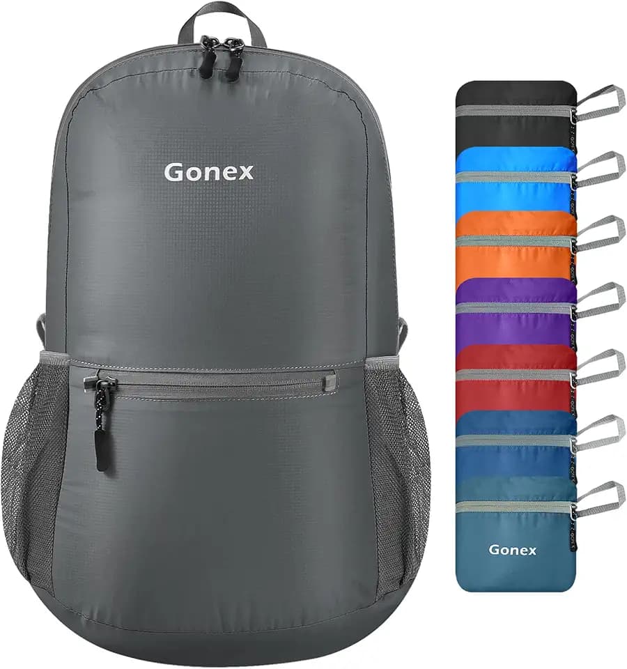Gonex Packable Daypack Backpack 20L Lightweight Foldable Travel Bag
