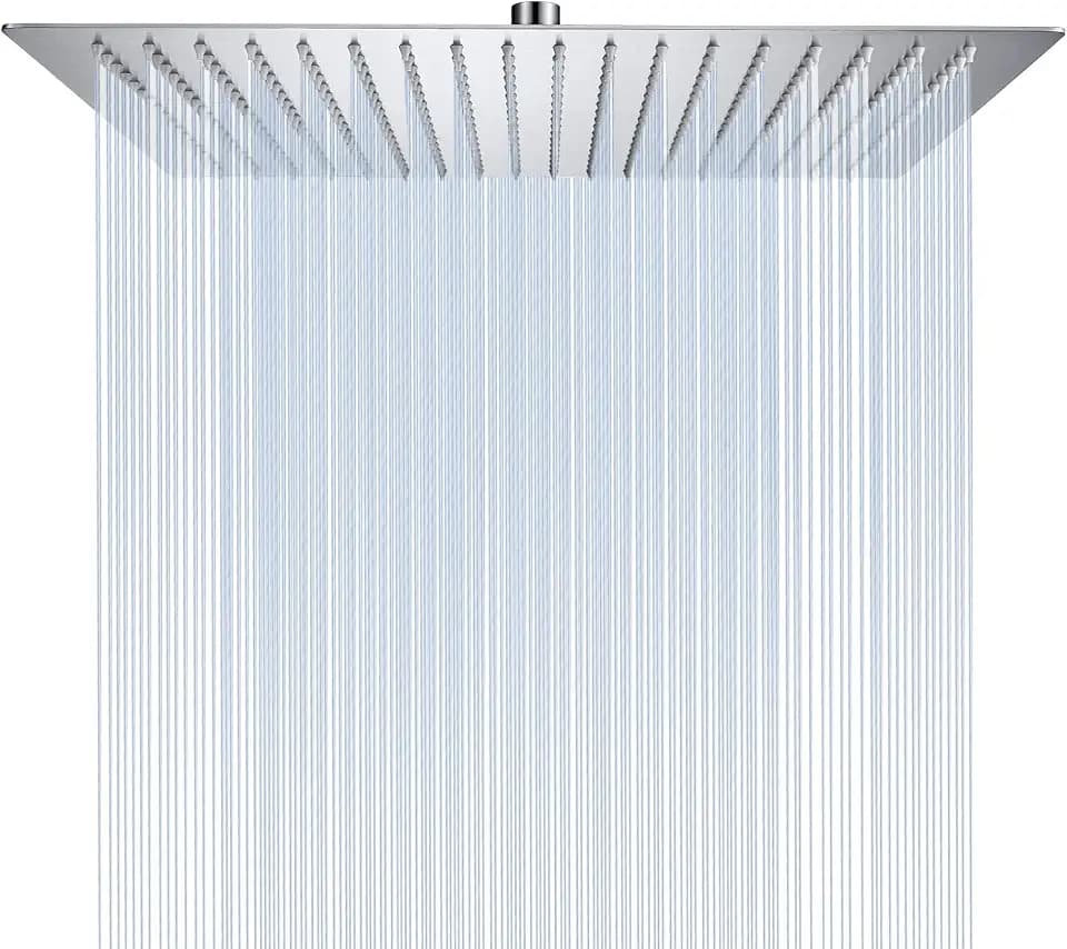 16 Inch Square Rain Shower Head