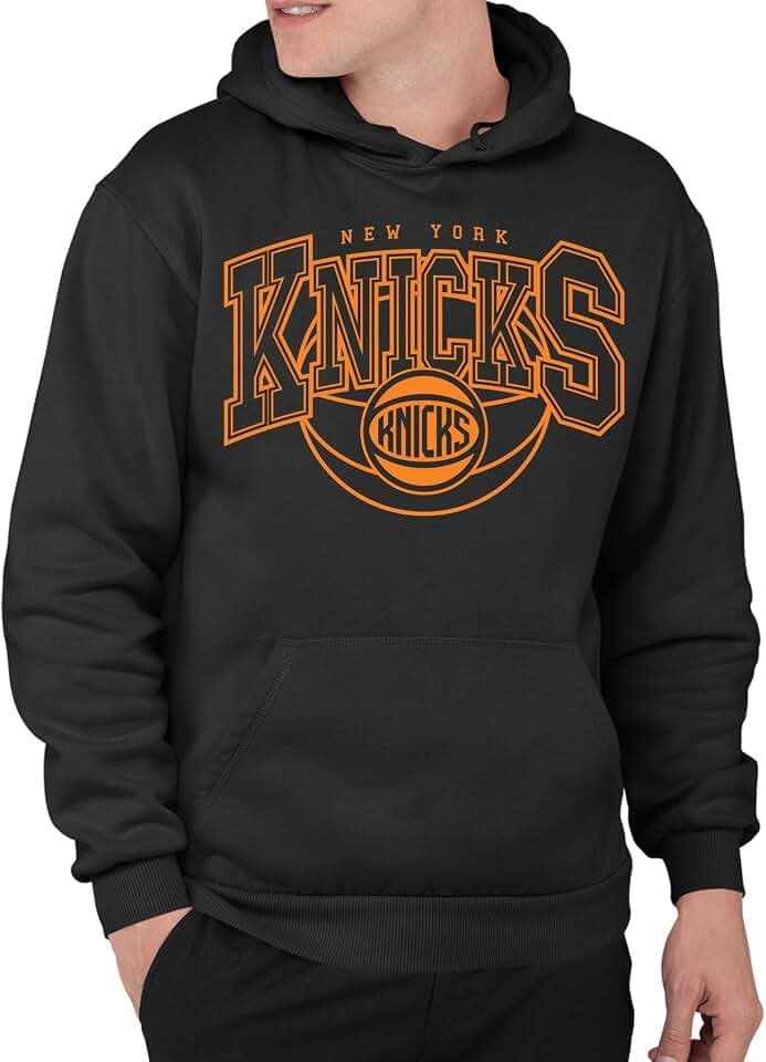 Junk Food Men's X Monochromatic Arch-Officially Licensed NBA Adult Pullover Hooded Fleece Women