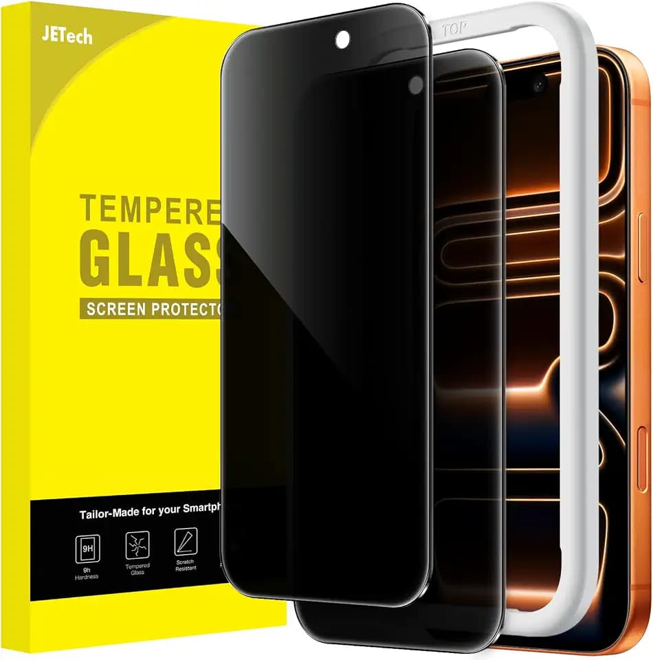 JETech Sichtschutz Schutzfolie für iPhone 17 Pro Max, 2 Stück