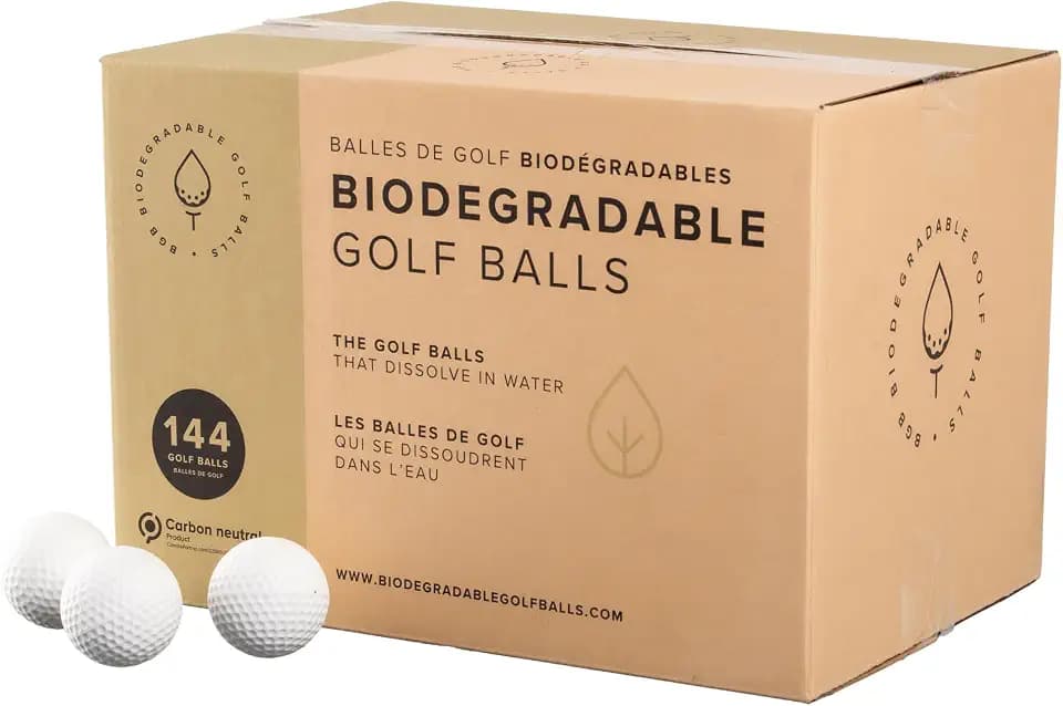 Biodegradable Golf Balls BGB Water Dissolvable | Eco Friendly Golf Gift | Water Soluble | Perfect for Outdoor Practice | Dissolves in 2-4 Weeks