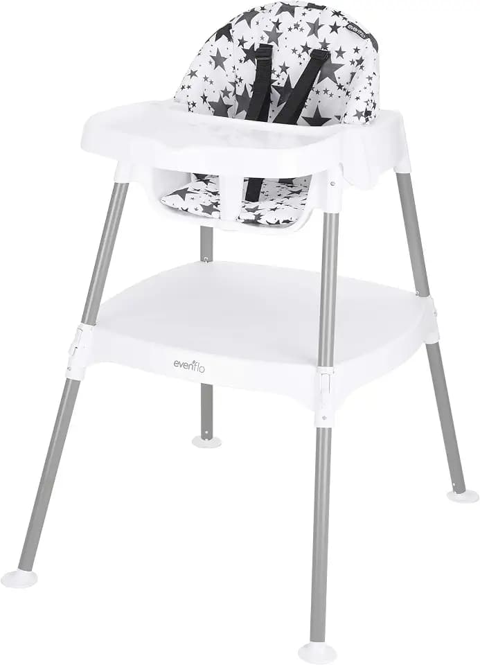 Evenflo Eat and Grow 4-in-1 Convertible High Chair (Pop Star White)