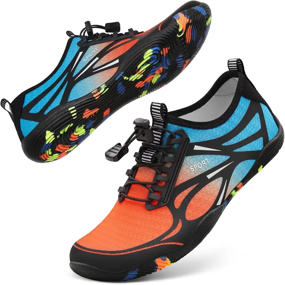 ATHMILE Water Shoes for Men Women River Swim Beach Pool Adult Quick Dry