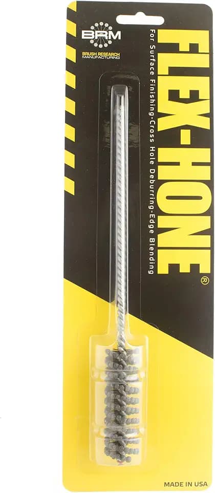 Brush Research BC18M18 FLEX-HONE®, 0.709" (18mm) Diameter, 180 Grit, Silicon Carbide, for Mild Steel, Stainless Steel, Cast Iron and Softer Ferrous Materials