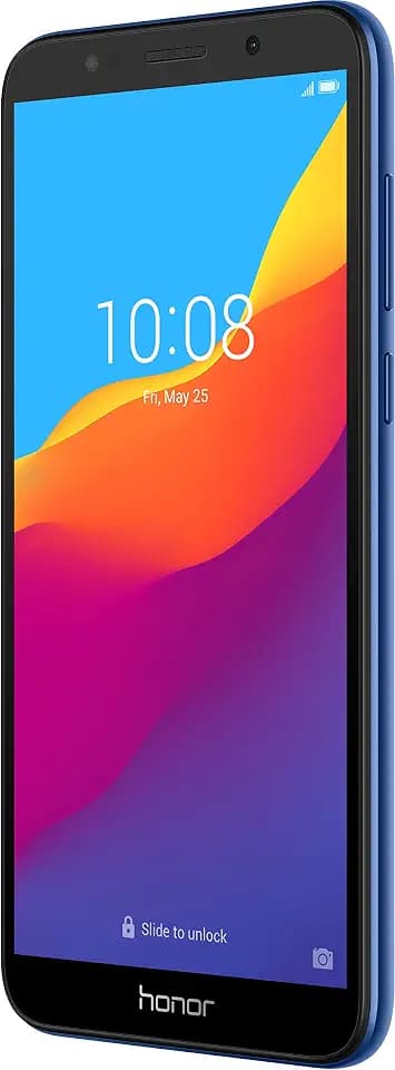 HONOR 7S Smartphone (13.84 cm (5.45 Zoll) rahmenloses HD+ Display, 16 GB interner Speicher und 2 GB RAM, 13 MP Haupt- und 5 MP Frontkamera, Dual-SIM, Android 8.1) Blau
