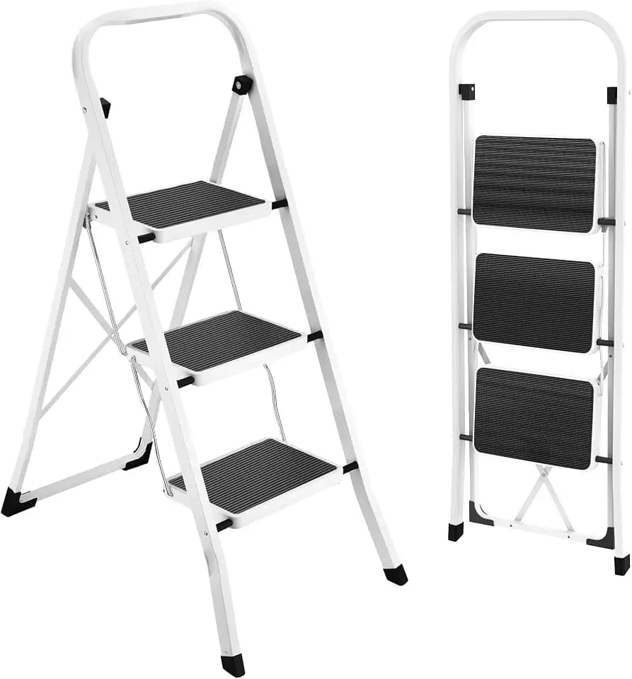 HBTower Step Ladder Folding Step Stool for Adults