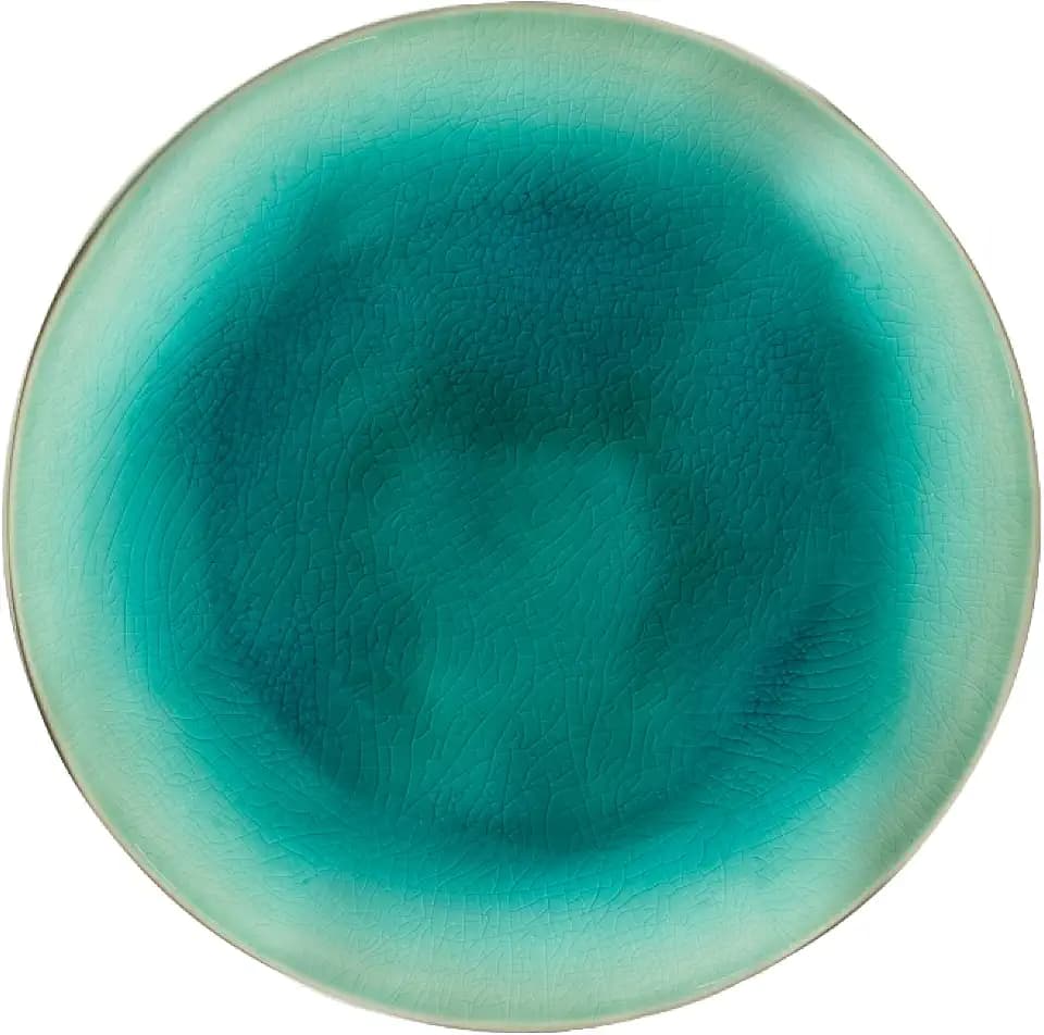 Costa Nova NAP215AZ Riviera AZUR Salad Plate, Approx. 8.7 inches (22 cm), Microwave and Dishwasher Safe, Blue