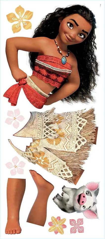 Disney Moana Giant Peel and Stick Wall Decals by RoomMates