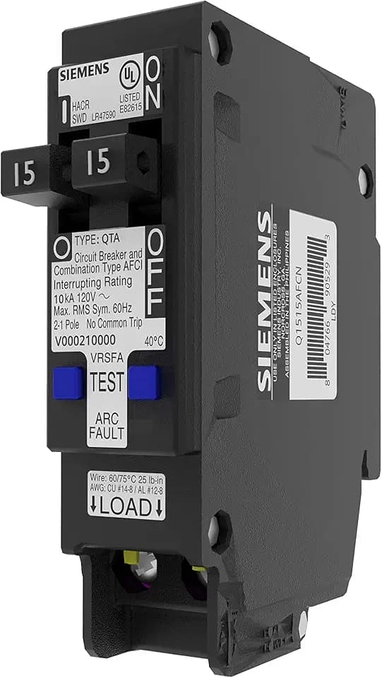 15A 120V 1-Pole Tandem CAFCI Type QTAN Circuit Breaker