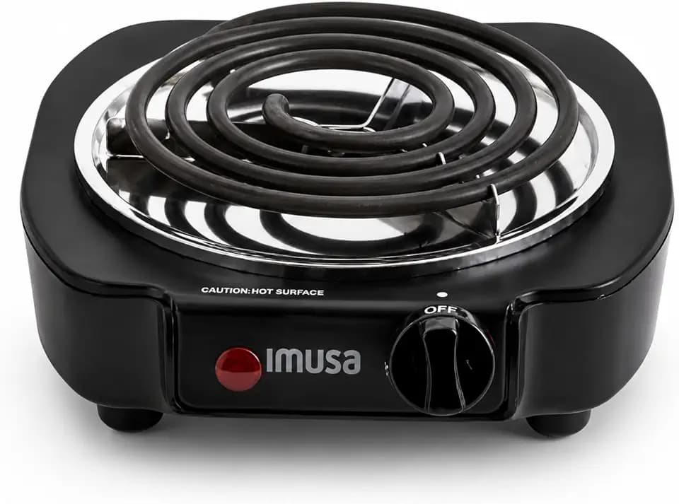 IMUSA Single Electric Burner, Black