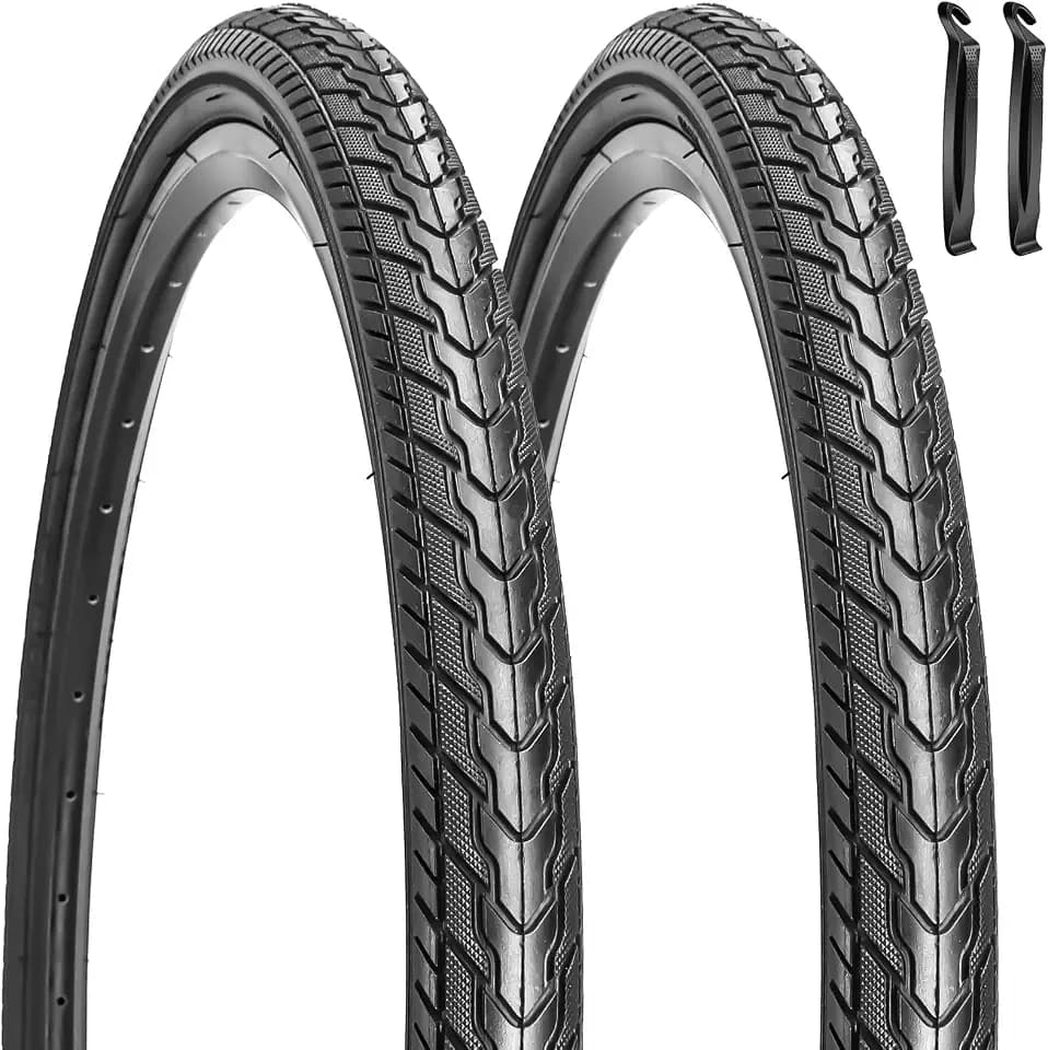 28 Inch Bike Tires, 28 X 1.75 Replacement Tires for Mountain Beach Cruiser Bike