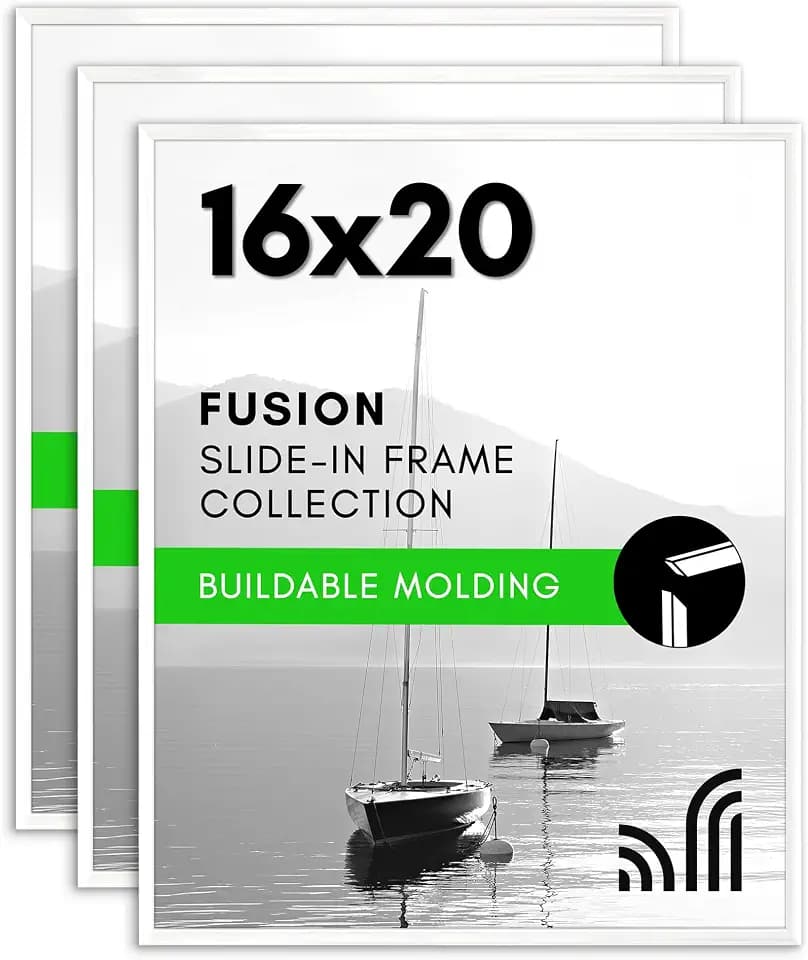 Americanflat 16x20 Picture Frame 3-Pack - White