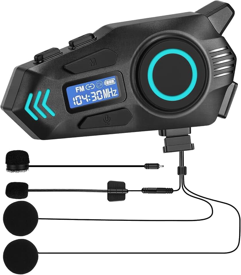 Helm Headset, Motorrad Bluetooth Headset, Intercom Motorrad Kopfhörer