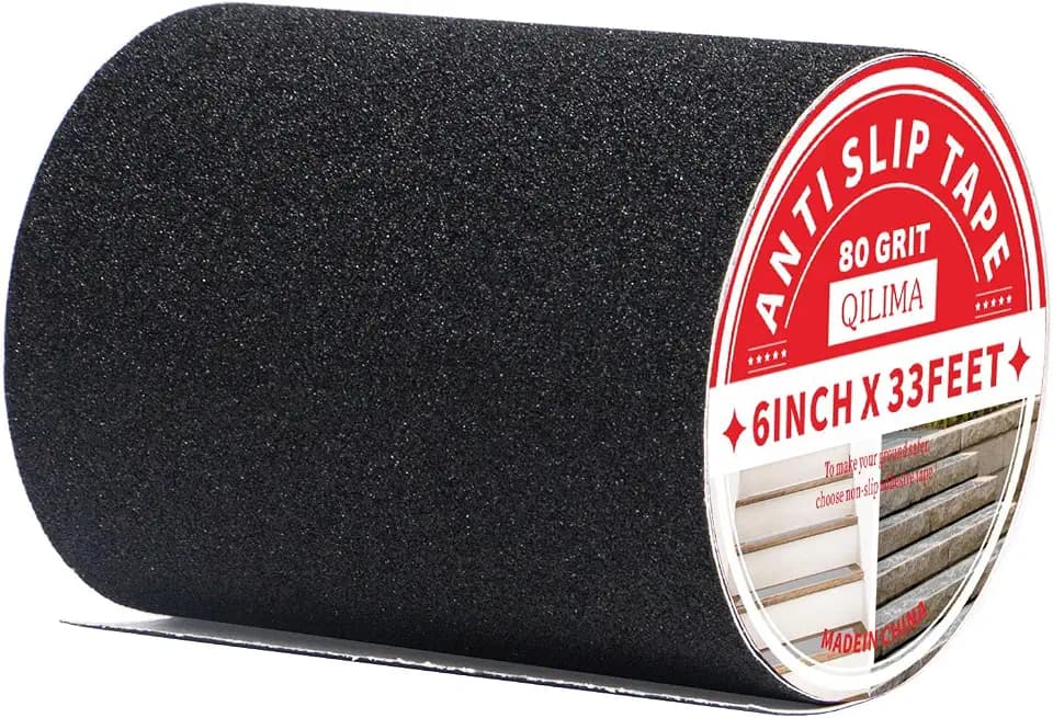 QILIMA Antirutschband Schwarz 15cm x 10m - Sicherheitsband Treppen