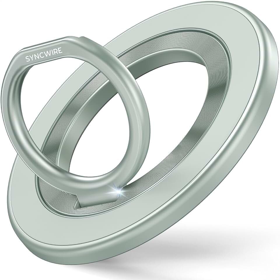 SYNCWIRE for MagSafe Phone Grip, Magnetic Phone Ring Holder Stand Kickstand