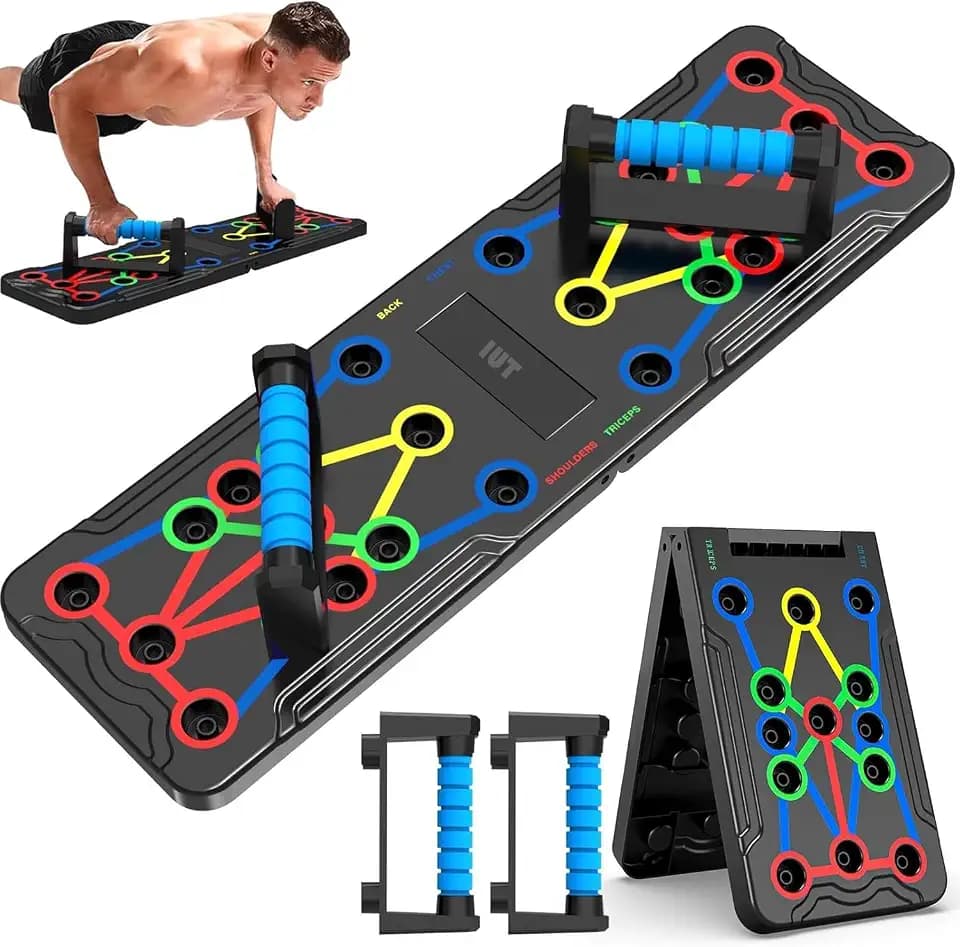 Push Up Board,Foldable Pushup Board for Man,Portable 30 in 1 Push Up Bar