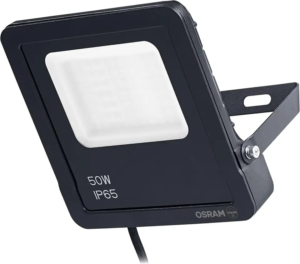Osram SMART+ Matter Floodlight LED-Fluter, 10W, 800lm, RGBW 16 Mio. Farben, 3000K, WiFi Alexa/Google, IP65