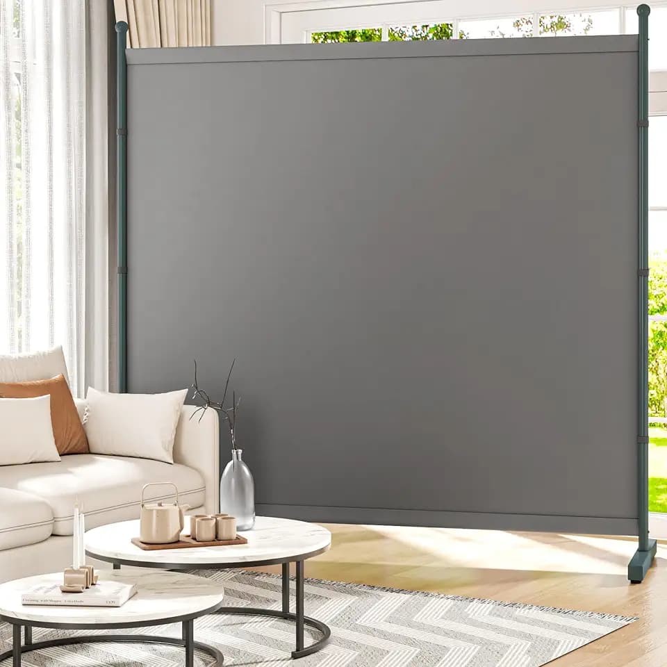 Room Divider Single Panel, 6FT Large Privacy Screen for Room Separation