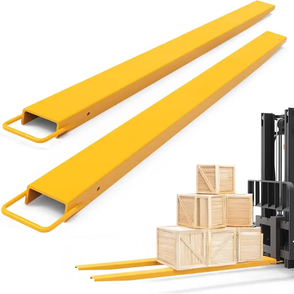 YINTATECH Forklift Extensions 92 Inch Pallet Fork Extensions 4.5 Inch Width