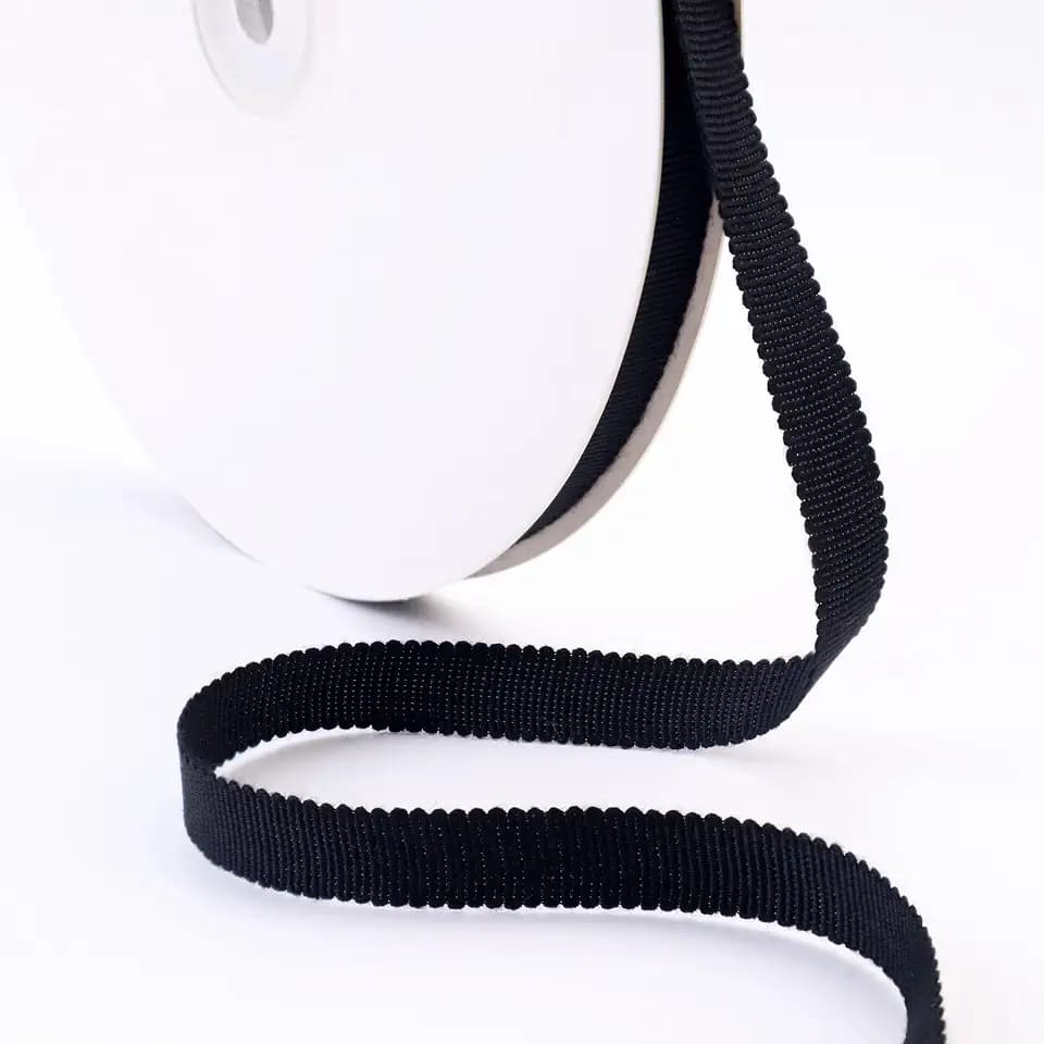 Black Petersham Ribbon 3/8 Inch 50 Yards Vintage Ribbon for Millinery Hat Gift Wrapping Craft