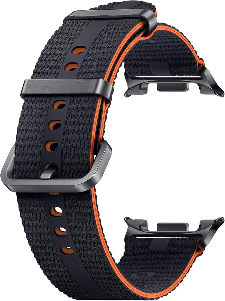 Samsung Athleisure Band (S/M) ET-SOL32 für die Galaxy Watch8 | Watch8 Classic Uhrenarmband, Sport Armband, Original Zubehör, elastisch, langlebig, guter Sitz, Graphite