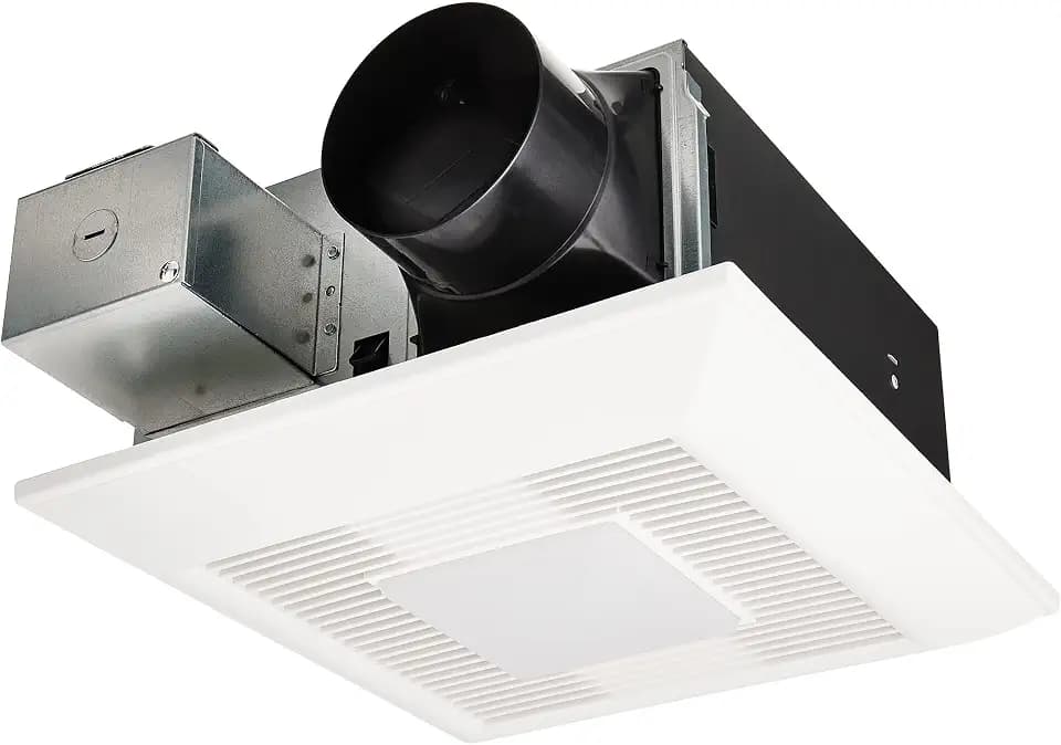 Panasonic FV-0511VFL1 WhisperFit Bath Fan + Light, 50-80-110 CFM
