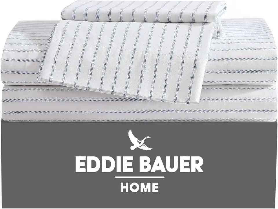 Eddie Bauer - Full Size Sheet Set with Fitted Sheet & Pillowcases